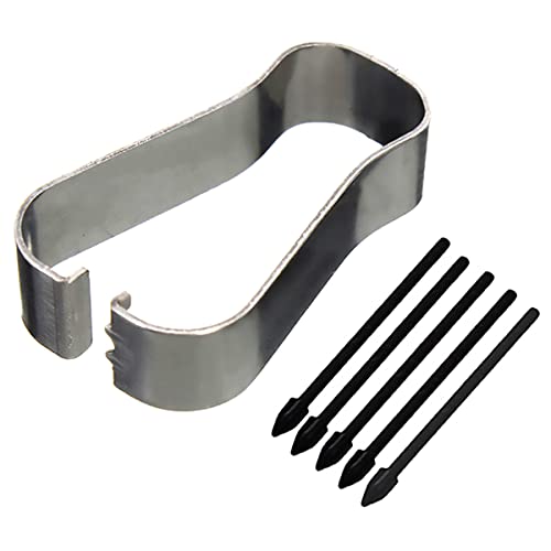 5 Piece Galaxy S23 Ultra Pen Tip S23U Stylus Tips Replacement Pen Tips Nib with Tweezer for Samsung Galaxy S23 Ultra 6.8 inch Pen Tip Repair SM-S918 S918U Stylus S Pen Tips (No Pen) (Black)