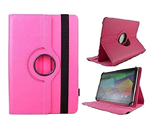 theoutlettablet® Funda Giratoria 360º para Tablet Alcatel 1T Smart 10" - Fucsia Cover