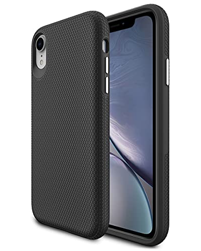 Encased Iphone Xr Belt Clip Holster Case, Ultra Thin Grip Protective Cover With Belt Holder For Apple Iphone Xr Phone (Nova Series) Black #TOP1