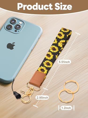 Image of Wristlet Keychain for Women and Men, Key Chain Holder, Wrist Lanyard for Keys