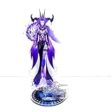 UfgDGS Anime Solo Leveling Figura Soporte Acrílico 15 cm - Soporte de doble cara, decoración de oficina y colección de regalo (9)