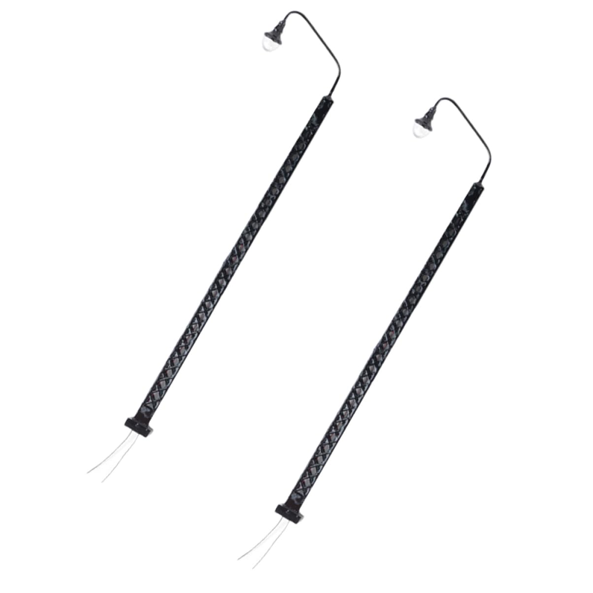 ULDIGI Miniature Traffic Lamp Decor Table DIY Materials Railroad Train Lamp Post Model