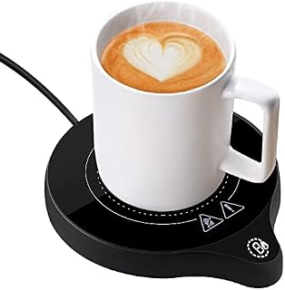 Lovefish Coffee Mug Warmer Up to 212/100, Auto On/Off Electronic Cup Beverage Warmer with 5 Temperature Settings of 122~212, Auto Shut Off After 8 Hours (British Plug)