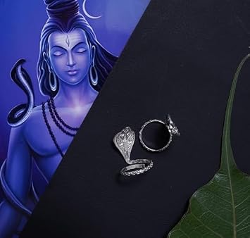 Generic Nag Nagin Joda for Kaal Sarp Dosha, Shiv Ji NagNagin Joda, Snake Pair, Nag Nagin Joda Decorative Shorpiece Shiv Bhagwan Pooja, Shivratri Pooja (2 Pcs) Nag Panchami Pooja,, Normal, Silver