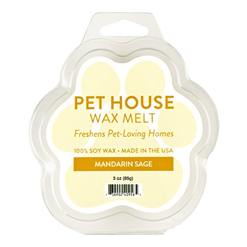 One Fur All Pet House Wax Melts by, Pack of 2 - Mandarin