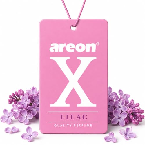 Image of AREON X Pink Lilac Paper Hanging Car Air Freshener - Pack of 12