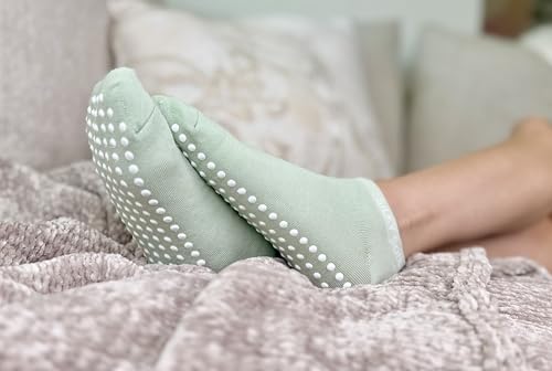 Moisturizing Socks for Dry Feet & Cracked Heels – Silky Soul Silicone Infused Hydrating Foot Care Socks with Tincture, Reusable Overnight Foot Repair & Heel Softening Treatment