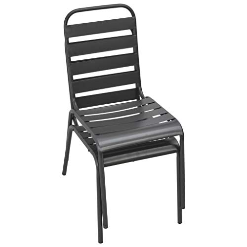 Ensemble À Dîner D'Extérieur LAPOOH en acier durable au design épuré - 3