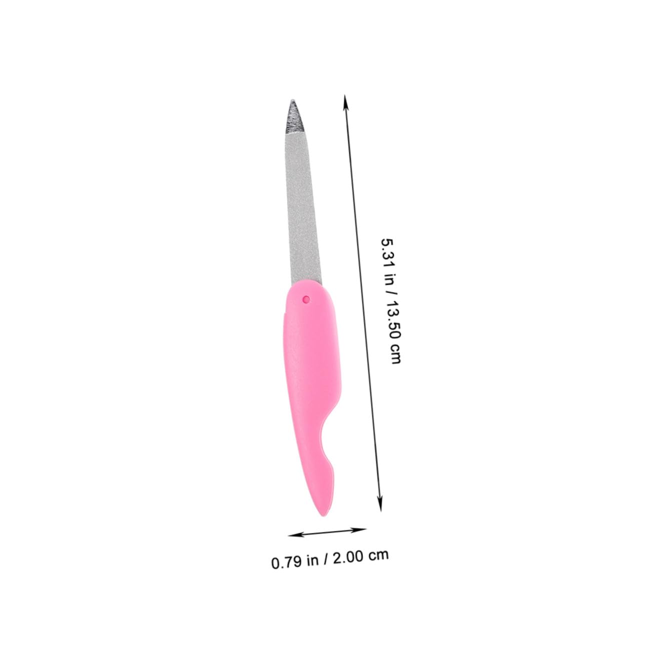 Limas de Uñas Metálicas Plegables Fácil de Usar 8 Material Abs y Metal Pulidor Profesional Doble Cara para Manicura y Pedicura en Salón o Casa