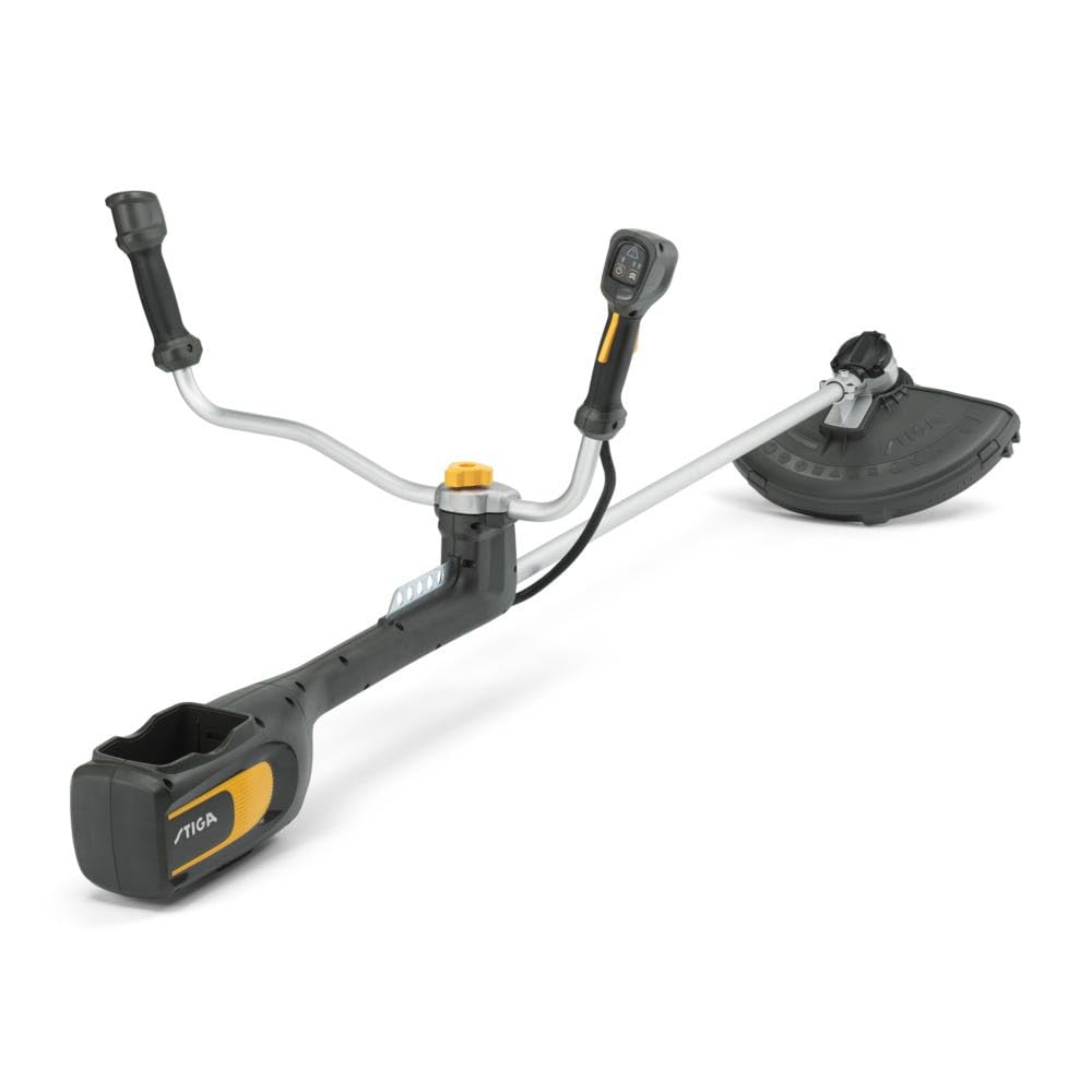 STIGA BC 700e B Decespugliatore a Batteria Bike, 48V 4Ah, 38 cm – Motore Brushless 500W, Testina Doppia Linea e Lama 3T – Pendii e Terreni Difficili
