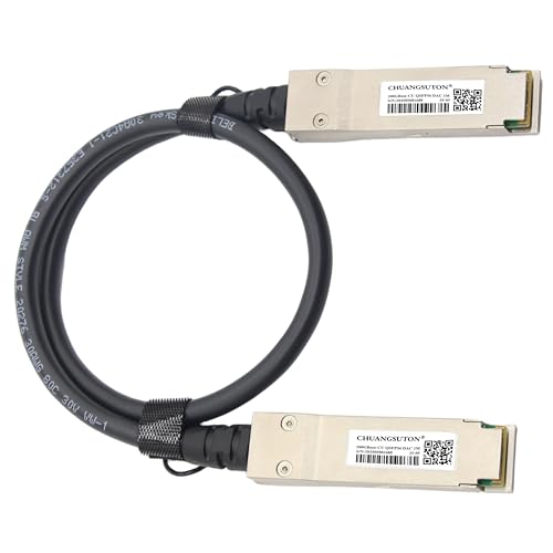 Image of 200G QSFP56 to QSFP56 PAM4 DAC Cable Ethernet Passive Direct Attach Copper Twinax Cable Compatible with NVIDIA /Mellanox MCP1650-V00AE30 (0.5m / 1.64ft)