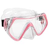 Zatixbu Taucherbrille Erwachsene, 180°Panorama HD Taucherbrille Anti-Beschlag Anti-Leck Tauchausrüstung, Schnorchelmaske mit Verstellbares Elastisches Kopfband Stoffband für Herren Damen