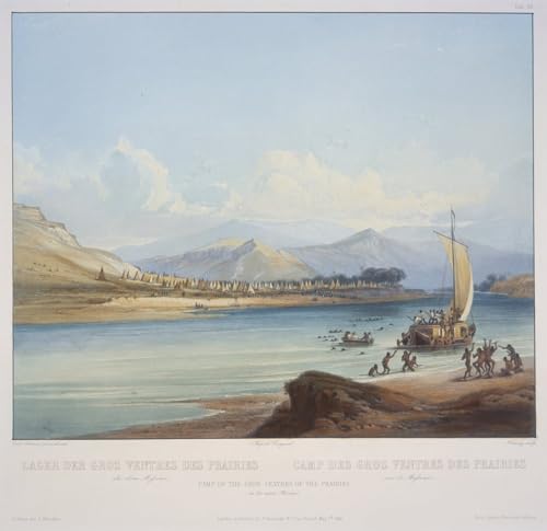 Impression d'affiches toile Camp des Gros Ventres Karl Bodmer portrait décoration murale