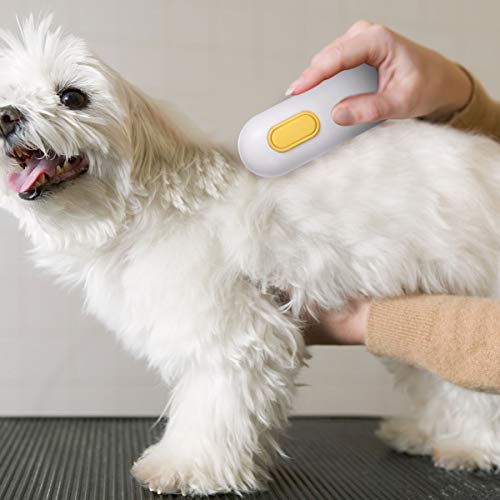 Removedor de pelos de animais de estimação da POPETPOP para cães e gatos, escova de limpeza de pelos