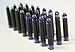 Explormate Fountain Pen Ink Cartridges - 24 Platinum Universal Black and Blue Cartridges - Compatible with Standard Refillable Fountain Pens and Calligraphy Pen Sets - Preppy Combo for Fine Writing