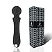 Wand Massager Handheld Powerful Quiet with 20 Multi Vibration Frequencies 8 Power Modes Back Massager Cordless Neck Massager Foot Massager (Black)
