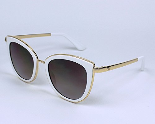 Preisvergleich Produktbild Guess Unisex-Erwachsene GU7491 21G 52 Sonnenbrille, Weiß (Bianco / Marrone Specchiato)