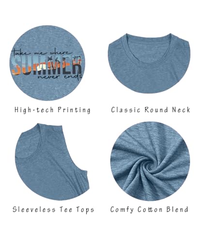 Image of Vacay Mode T Shirts for Women Summer Beach Hawaii Vacation Short Sleeve Tops Holiday Cruise Getaway T Shirts