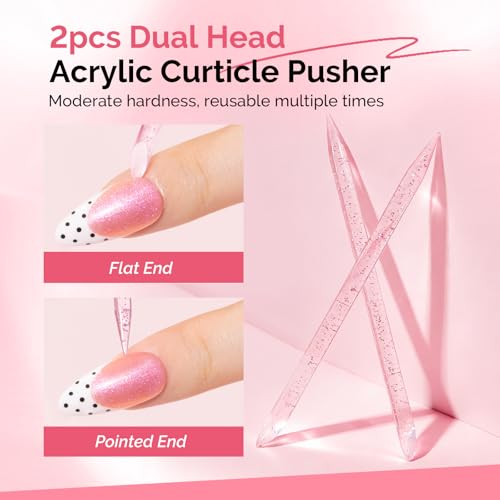 MelodySusie 30ML Nail Glue Remover for Press on Acetone Free Nail Polish Remover Multi-Functional Remover for Nails Tips Gentle Glue Remover for Home Salon