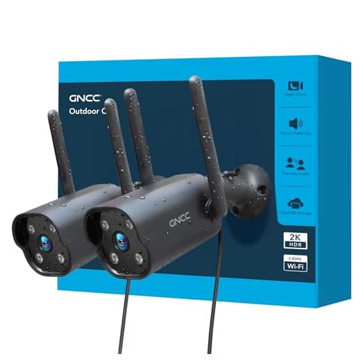 GNCC 2K Outdoor Security Camera System