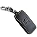 Price comparison product image Vococal Genuine Leather Remote Key Chain Case Cover Wallet Protector For Renault Kadjar 2016 with Key Rings Black
