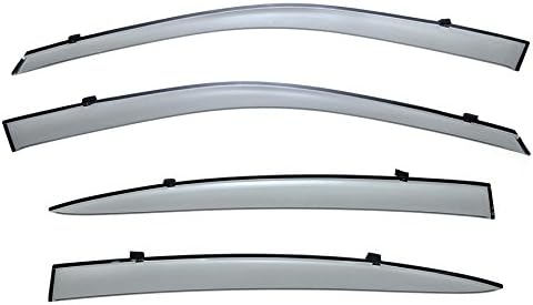 WellVisors Window Visors Wind Deflectors Compatible with Lexus 1998-2005 GS300 GS400 GS430 Premium Series Rain Guards 3-847LX003