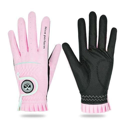 Guantes de golf de mujer antideslizantes para evitar el sudor en las manos