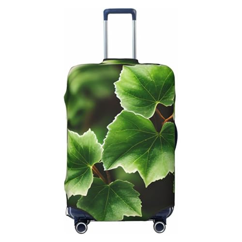 OAZCVBNN Ivy Blossoms Tree Print - Maleta lavable universal elástica para equipaje, accesorio de viaje, Black, M, Equipaje de mano