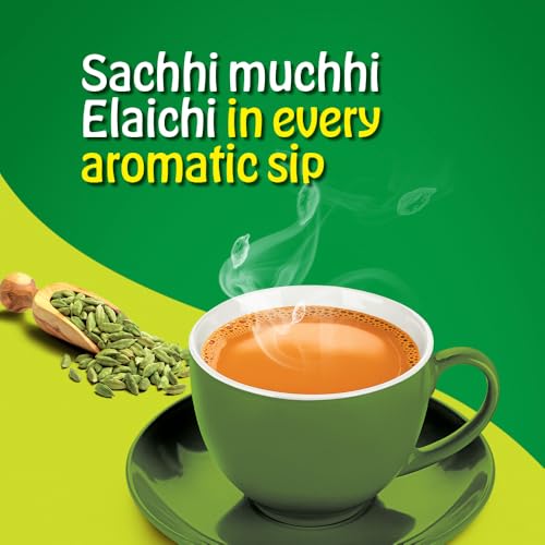 Image of VIKRAM Elaichi CTC Tea | 100% Natural Ground Cardamom blended with Assam Tea | Flavorful, and Aromatic Blend Perfect for a Bold and Refreshing Brew | Premium Black Powder | No Added Essence - 750 gram