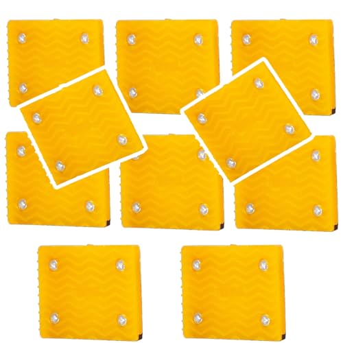 pinces de levage Pinces de levage de pierre avec 2 paires de tapis en caoutchouc, pinces de levage de dalles de granit à ciseaux robustes pour bois/tôle d'acier/verre, lève-dalles pour la manutention