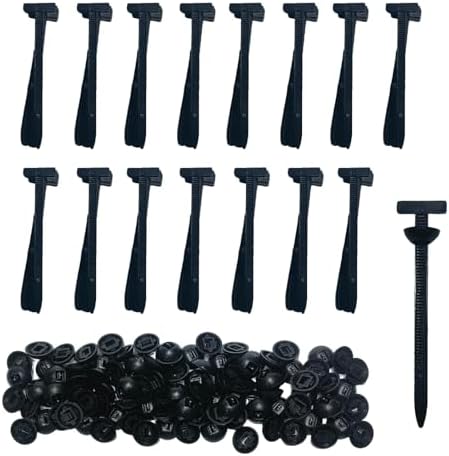 150Pcs Zip Ties, Cable Ties, Nylon Universal Cable Tie Buckle, Heavy Duty Self-Locking Zip Ties, With Pin And Button, UV Resistant Fastener For Automotive Maintenance — 사진 2