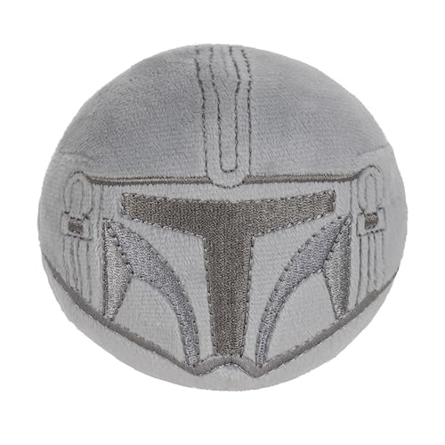 Disney Star Wars JPT1311 Grogu und Mandalorianer Plüschspielzeug für Hunde 2er-Pack – Zwei 9 cm große Plüschspielzeuge mit Quietscher