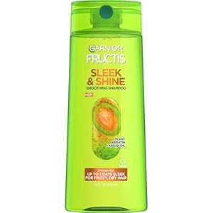 Garnier Fructis Sleek & Shine Shampoo, Frizzy, Dry, Unmanageable Hair, 22 fl. oz.(Packaging May Vary)