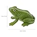 NUOBESTY Miniature Frog Figurine Plastic Frog Statue Models Toy Figures Cake Topper Fairy Garden Ornament for Bonsai Pot Micro Landscape Decor Educational Toy