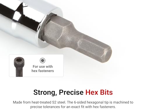 TEKTON Hex Bit Socket Set, 10-Piece | SHB90105 by TEKTON - Used condition - Image 2