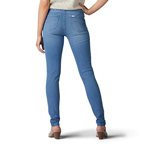 Lee Damen Skulptur schmaler Passform, zum Überziehen Jeans, Larkspur, 48S – Ansicht 3