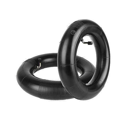 ZAITUO 10 x 3.0/255 x 80 10? Heavy Duty Butyl Rubber Inner Tube w/ 90° Bent Schrader Valve Replacement for Kugoo M4 Pro, kukirin g2 max, kukirin g3 pro Electric Kick Scooter Wheel Tire Parts Tyre (2)