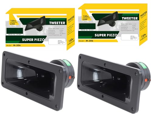 Image of Tech-Uniuqe Super Piezo Tweeter, 200W, High-Frequency Car Audio Tweeter, Clear Sound, Wide Coverage