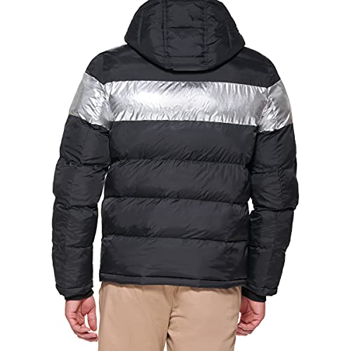 Image of Tommy Hilfiger Men's Down Alternative Hooded Puffer Jacket (Standard and Big & Tall)