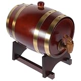Barriles de madera para decoración: fabricados con madera segura y resistente, estos barriles de vino no se deforman ni se rompen fácilmente y pueden reutilizarse durante mucho tiempo. barriles de añejamiento