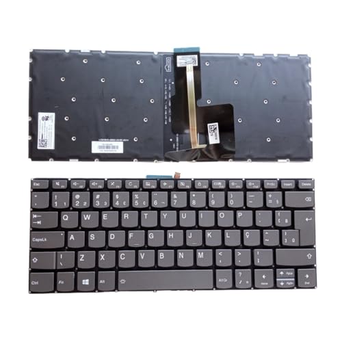 Clavier rétroéclairé Lenovo V330-14 et V130-14 pièce de rechange UK pour PC portable