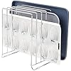 mDesign 5 Slot Pot and Pan Rack — Metal Wire Rack for Cabinets ...