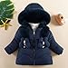 Winter Coats For Girls Thermal Parka Down Red Jacket Kids Fashion Zip Up Fall Boys Winter Coat Size 6 Padded With Hood Quilted Boho Outerwear Cinched Waist Navy 90