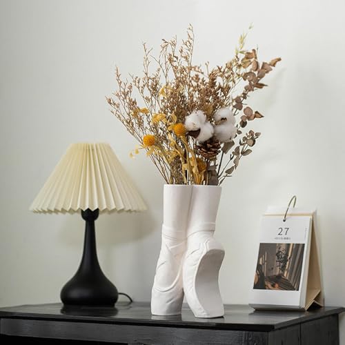 Pot de fleurs moderne en forme de pied pour déco bibliothèque design