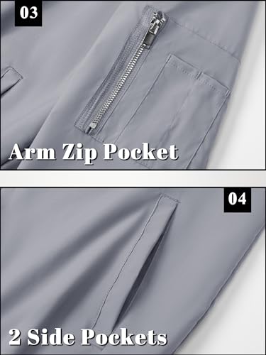 image for TACVASEN Jackets for Men Windproof Jackets Casual Coat Mens Casual Men