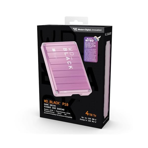 WD_BLACK P10 4TB Game Drive, Subscripción gratuia de 1 Mes de Discord Nitro, - Image 7