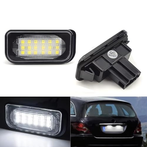 Luces de matrícula para coche Benz W209 soluciona fallos de luz trasera fundida 2002-2009 3
