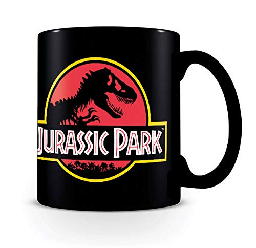 Image of Jurassic Park (Classic Logo) Black 11 Oz Mug