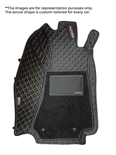 Image of 7D Black Car Mat for Thar