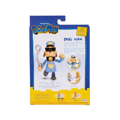 Policán Figura Policán 13 cm Articulada de Jakks Pacific, Incluye hasta 3 Accesorios y 16 Puntos de Articulación para Mayor Diversión, para Niños 3 Años +